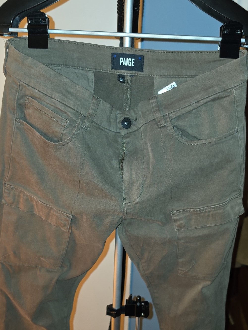 PAIGE Olive Brown Men’s Cargo Pants